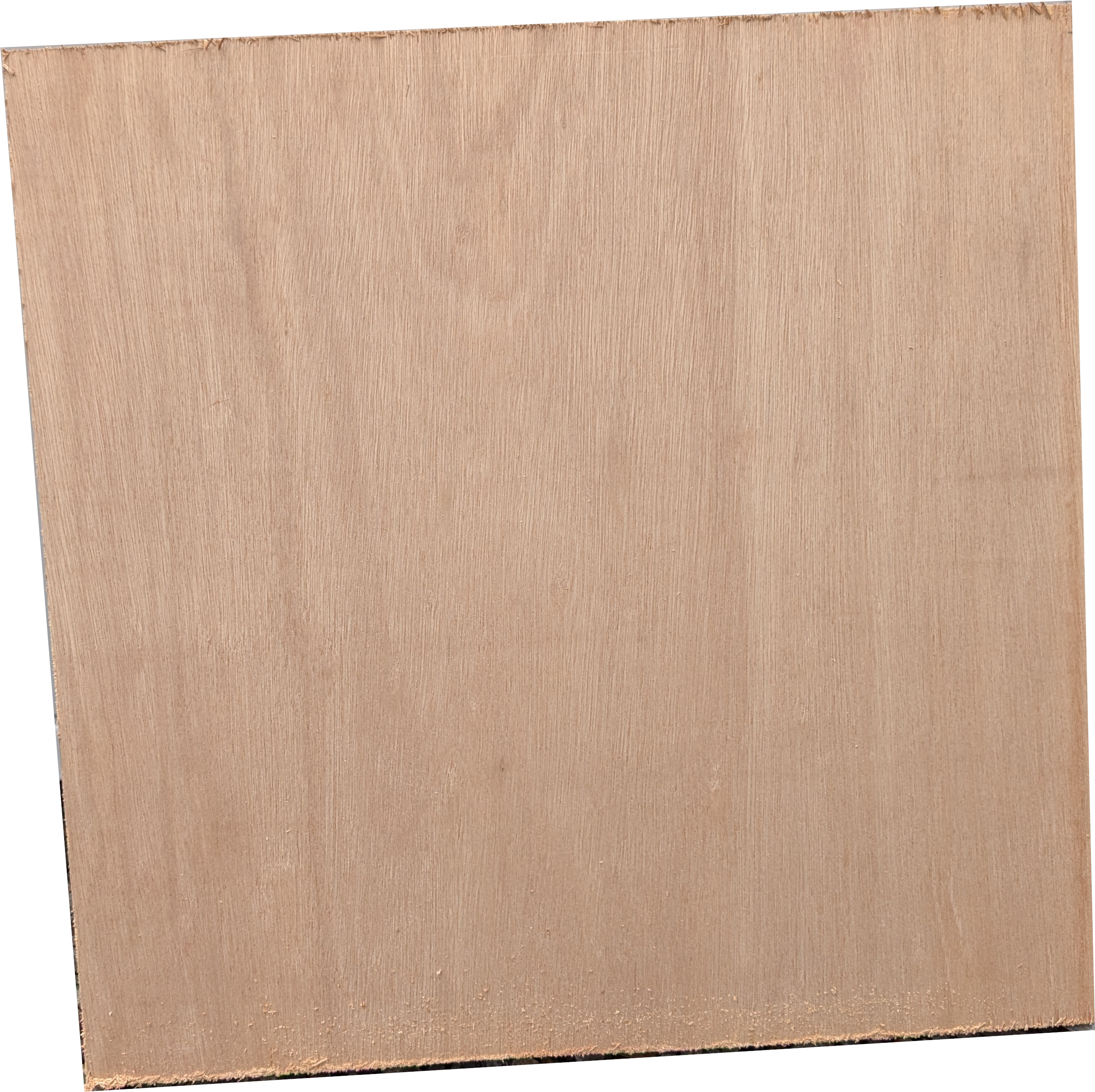 The cut plywood pieces laid out, sized for the base plates and side walls